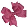 Solid Bubblegum Pink Pinwheel Hair Bow 3" MADE IN USA