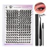 Kit De Extensión De Pestañas Postizas Diy 8-16mm Y Pegamento