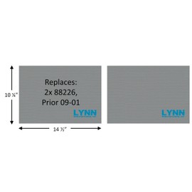 Lynn Manufacturing Replacement Vogelzang TR009 The Performer Ceramic Fiber Board 88226, Set of 2, 2806A