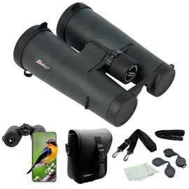 10x50ED Compact Binoculars for Adults – High-Powered BAK4 Prisms, Diamond White Coating, Waterproof & Fogproof, Rubber Armored – Ideal for Bird Watching, Hunting, Travel, Outdoor Sports