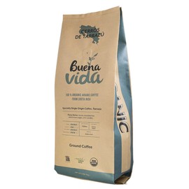 Buena Vida Organic Specialty Coffee - Costa Rica Coffee, Fair trade, Kosher, USDA Organic, Special Blend Ground 12 oz (32 oz, Ground)