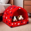 UPINS 2 Pack Guinea Pig Bed, Guinea Pig Hideout Washable
