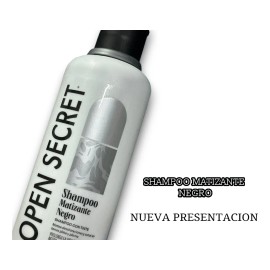 Matizante Negro Shampoo Con Tinte Open Secret