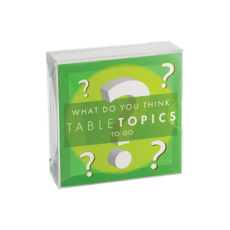 TableTopics TG-0236-A TABLETOPICS to Go - What Do You Think