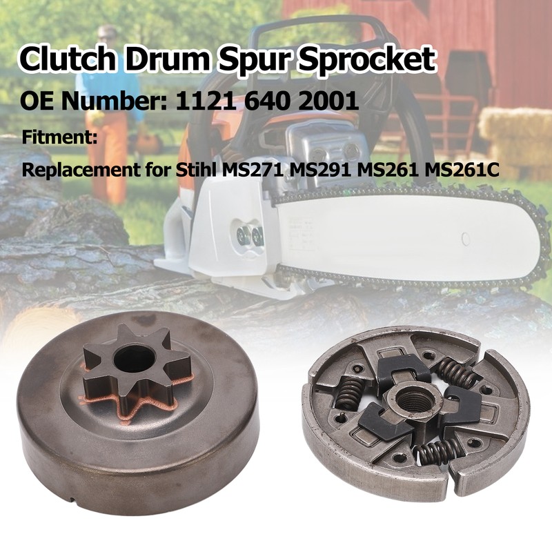 Clutch Drum Spur Sprocket 1121 640 2001 Chainsaw Spur Sprocket