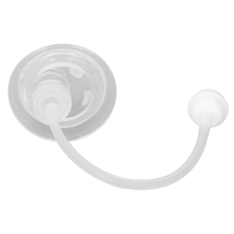 Bottle Nipple with Weighted Straw Duckbill Spout Transparent Soft Silicone