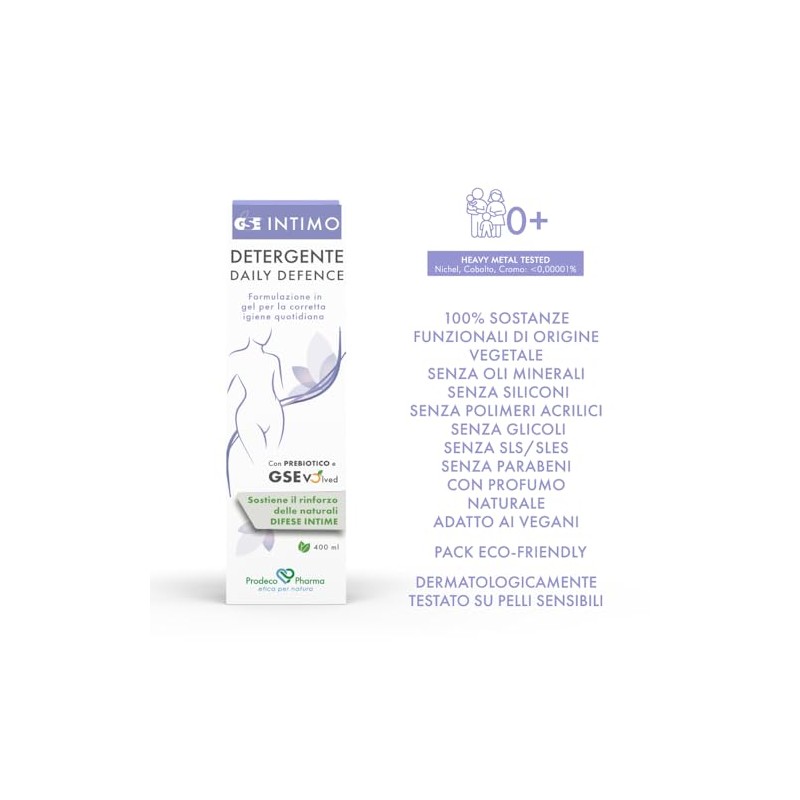 GSE Intimo Daily Igiene Intima Quotidiana Waschmittel, 400 ml