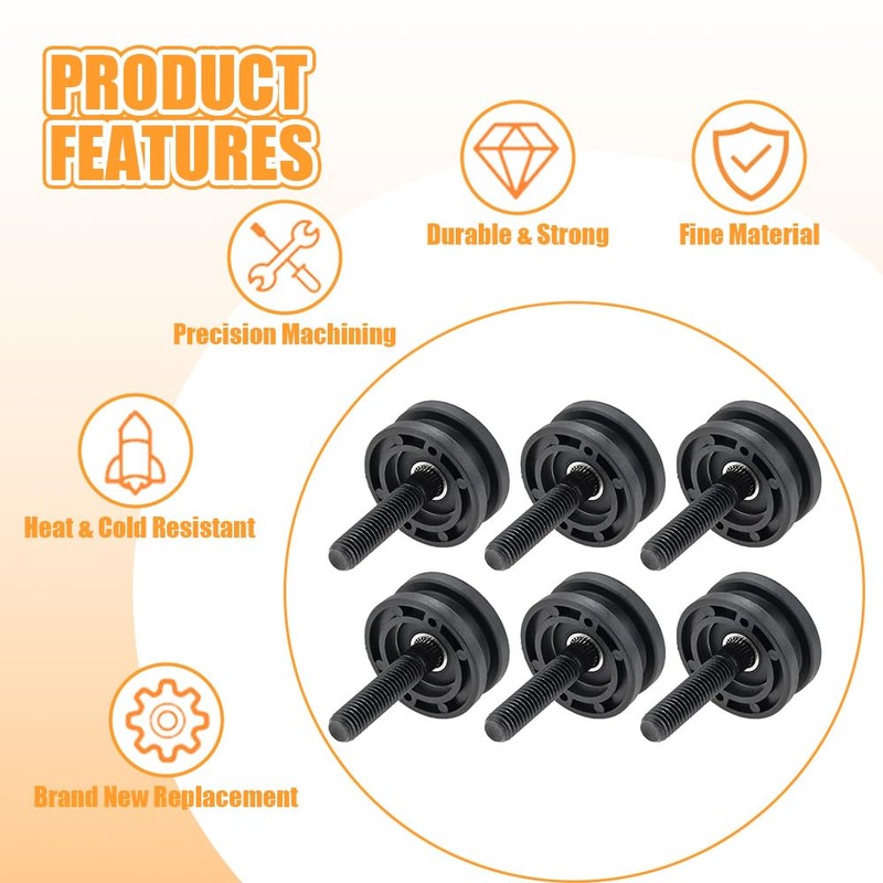 6PCS 305784005 305784001 Tile Saw Roller Assembly Compatible with Ryobi