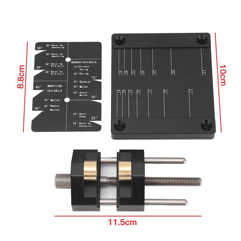 VOANZO Chisel Honing Guide System Precise Chisel Sharpening Jig Kit