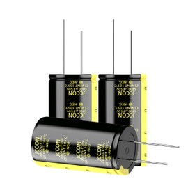 JCCON 2-Pack 50V 6800uF Premium Quality Low ESR Electrolytic Capacitors 22x42mm (0.87x1.65in), 50Volt 6800MFD High-Frequency Caps with Superior Performance