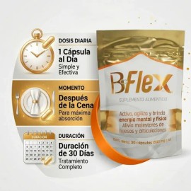 Vitaminas B Flex Energía Mental Y Física 30 Capsulas                                                                                                  