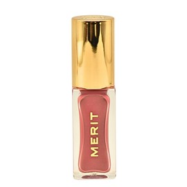 Merit Shade Slick Hydrating Tinted Lip Oil – Pointelle Cool Baby Pink | Lightweight Non-Sticky Lip Gloss with Rosehip Oil, Jojoba & Shea for Moisture & Shine