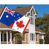 3×5 FT Canada Australia Flag, Large 100D Canadian Australian Friendship