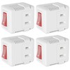 PLUGTUL 2 Prong Outlet Switch, Single Outlet with ON Off