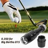 Dilwe Golf Shaft Adapter, Golf Clubs Connector 0.350/0.335 Golf Shaft