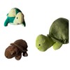 Weighted stuffed animal, Turtle with 3 lbs, washable plush buddy,