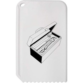 Azeeda 'Toolbox with Hammer and Spanner' Plastic Ice Scraper (IC00043261)