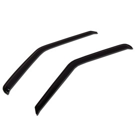 Tuningpros WV-243 Outside Mount Window Visor Deflector Rain Guard Dark Smoke 2-pc Set, Compatible with 1992-1996 Honda Prelude