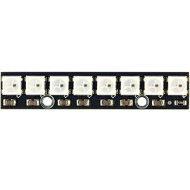 10pcs WS2812 5050 LED Light Stick 8 Bit RGB LEDs with Integrated Driver Board for Arduino Raspberry Pi Mirco:bit Project