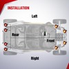 Nilight UTV ATV Turn Signal Wiring Harness Kit Street Legal