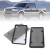 License Plate Frame Cover Set Standard Fit Smoky UV Resistant