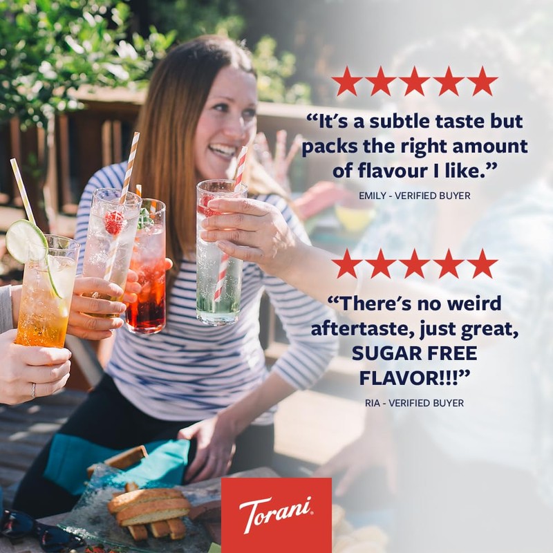 Torani Sugar Free Syrup, Coconut, 25.4 Ounce (Pack of 4)