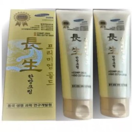 Jangsaeng Hanbang 프리미엄 골드 장생한방크림 150mL x 2개 Premium Gold Jangsaeng Korean Red Ginseng Cream 150mL x 2