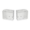 Cutelec 2pcs Box Mounting Bracket for High Profile Blinds 2inch