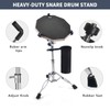 Seteol Drum Practice Pad Set, 12 Inch Double Sided Silent