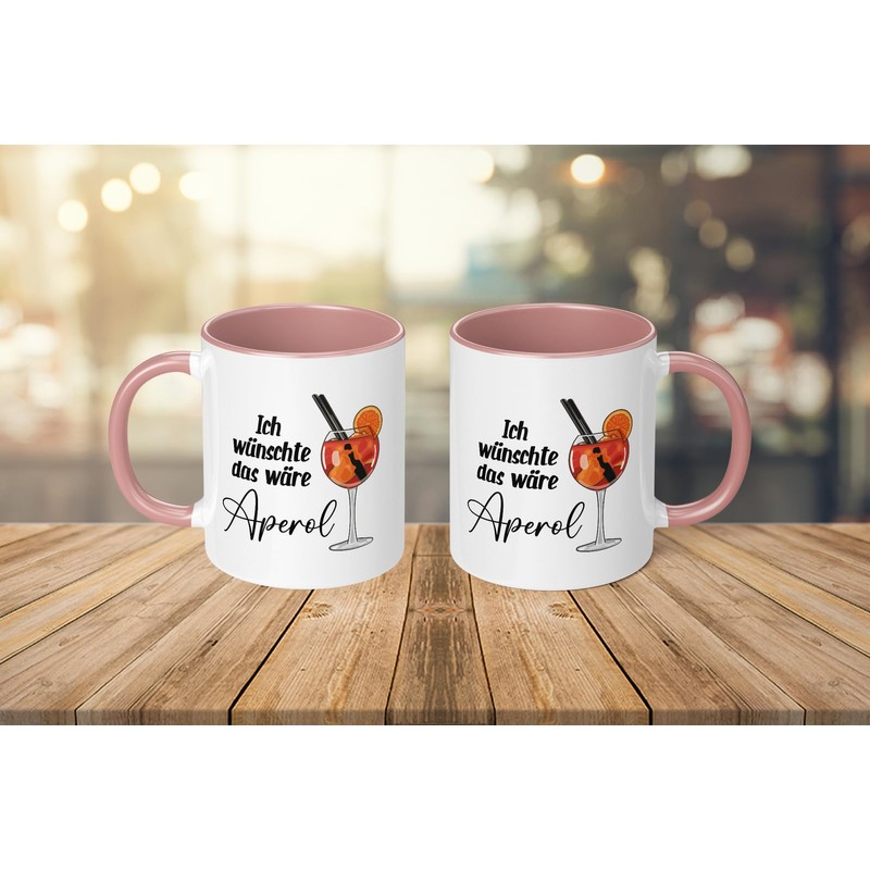 TassenTicker - Ich wünschte ich wäre Aperol - Aperol Tasse