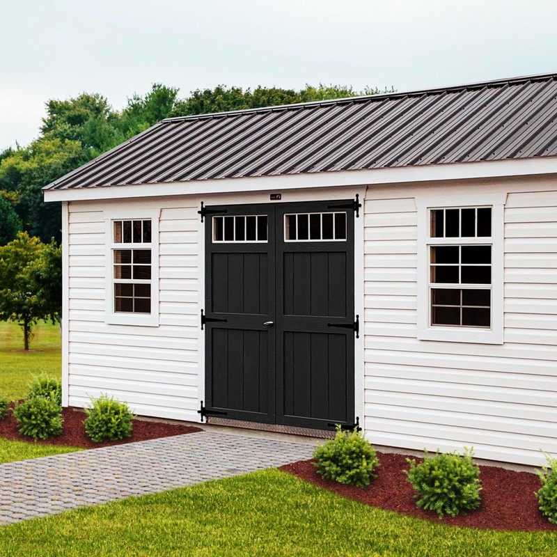 Melkus Shed Window 10"x29" 2 Pack Transom Window Fixed Design