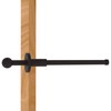 Allied Brass Traditional Retractable Pullout Garment Rod, 10-Inch, Oil Rubbed