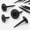 Preiswert&Gut 30 x Plastic Pegs - Black Tent Pegs, 9
