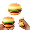 Cooplay 2pcs Hamburg Shape Decompression Stress Relief Toys Food Shape