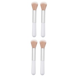 Baluue 4pcs Loose Powder Brush Fluffy Blending Blush Makeup Brushes for Women and Dense for Foundation and Blush Application Travel-friendly