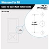 Wright Products - Tie Down Keyed Push Button Door Latch
