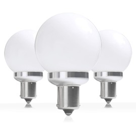 Leisure LED 12 Volt RV Led Light Bulbs BA15s 20-99/1141 1156 12V Vanity Replacement Bulbs for 5th Wheel Camper Trailer Motorhomes Marine Boat Interior Light Bulb 3000K Warm White 3 Pack(Warm White)