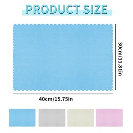 WanderGo 12 Pack Window Cleaning Cloths, Reusable Microfiber Glass Cleaning Cloths, Water-Absorbing Fish Scale Polishing Cloth for Kitchen, Bathroom, 30x40cm