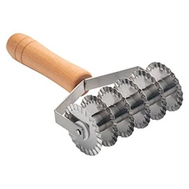 DOITOOL Noodle Lattice Roller Stainless Steel Noodle Cutter Non- slip Docker Dough Cutter Pasta Spaghetti Maker for Kitchen Cooking Tools Assorted Color