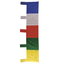Tibetan Large Vertical Prayer Flags