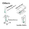 Chair Control 5 Pin Electric Backrest ABS Manual Control with