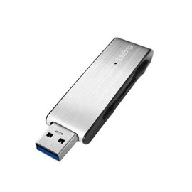 I-O DATA TB-3X32G/S USB 3.0 / 2.0 Compatible, Ultra Fast Transfer USB Memory, Silver, 32GB
