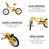 HDGSAFD 5 Pieces Bicycle Model, Mini Bicycle, Creative Simulation Model,