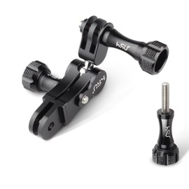 HSU Ball Joint Mount for GoPro, 360° Extension Arm and Aluminum Alloy Wrench for Hero 12/11/10/9/8/7/6/5/4/3 Action Cameras