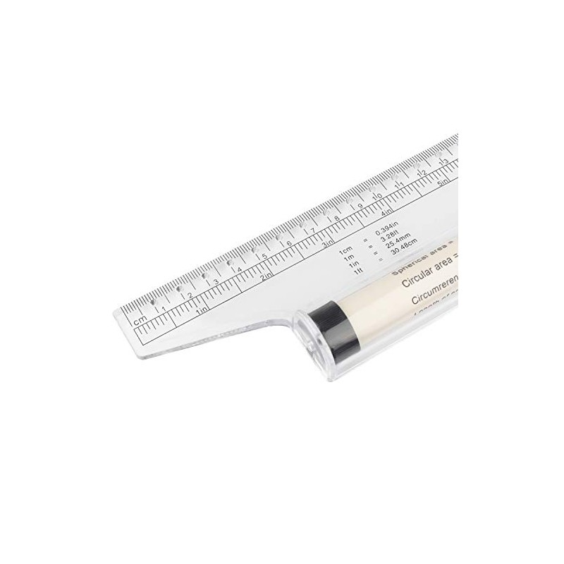 MyLifeUNIT - Regla de dibujo paralela multiusos, 30.5 cm, Plástico,