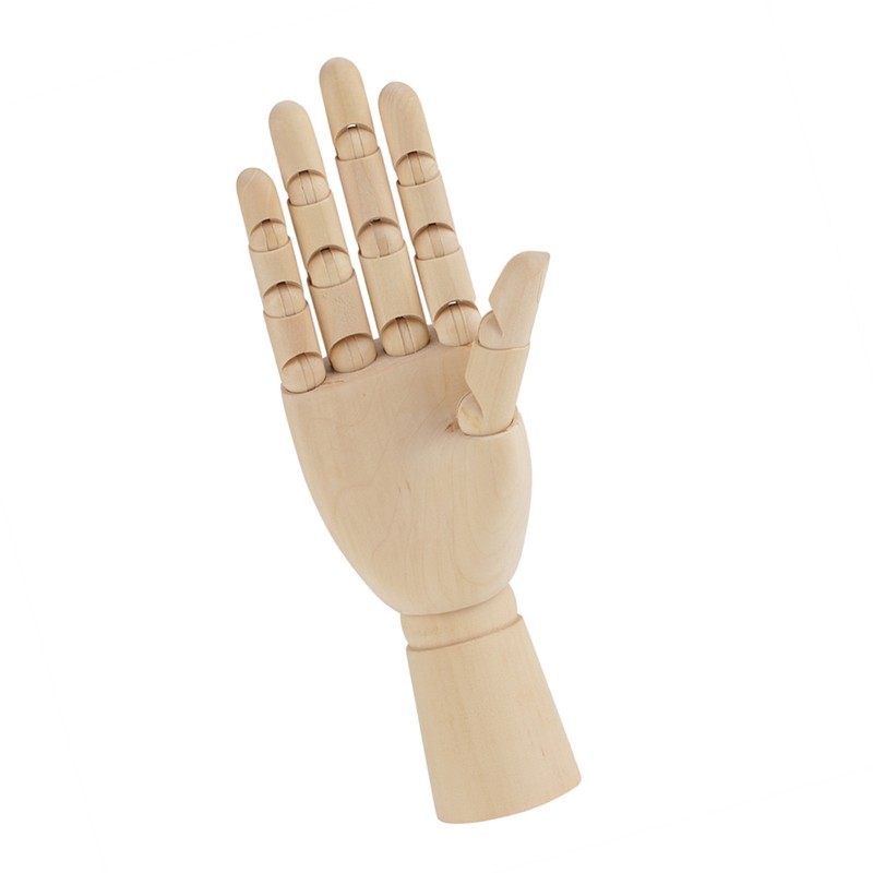 Women Hand Body Artist Model Jointed Articulated Wood Sculpture Mannequin