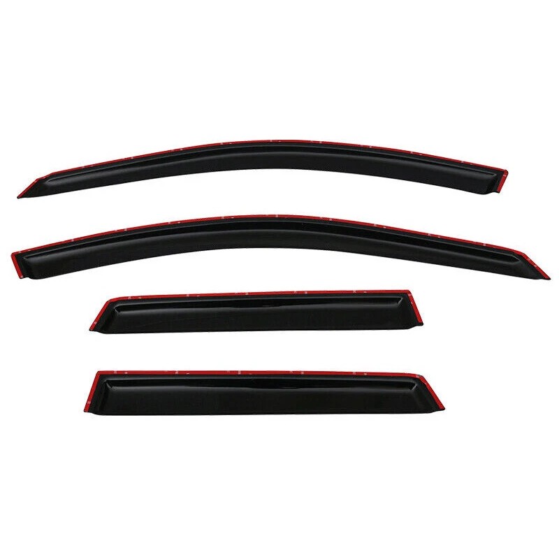 SDZ 4 Pc Window Visor Deflector Sun Vent Rain Wind