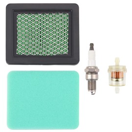 HRR216 Parts 17211-Z8B-901 Air Filter Spark Plug compatible with Honda HRB216 HRB217 HRC216 HRS216 HRT216 HRX217 HRZ216 Lawn Mower EN2000 EN2500 Generator 7021P HU700F HU700H HU700L HU700AWD HU800H