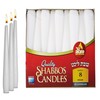 Ner Mitzvah Classic White Taper Candles - 10 Inch –