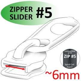 AERZETIX - C62831-pack of 10 sliders no. 5 non-lockable for zips spiral - colour: dark red - made of metal - for skirts, dresses, leather goods and cushions